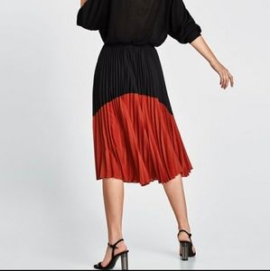 Zara skirt pleated